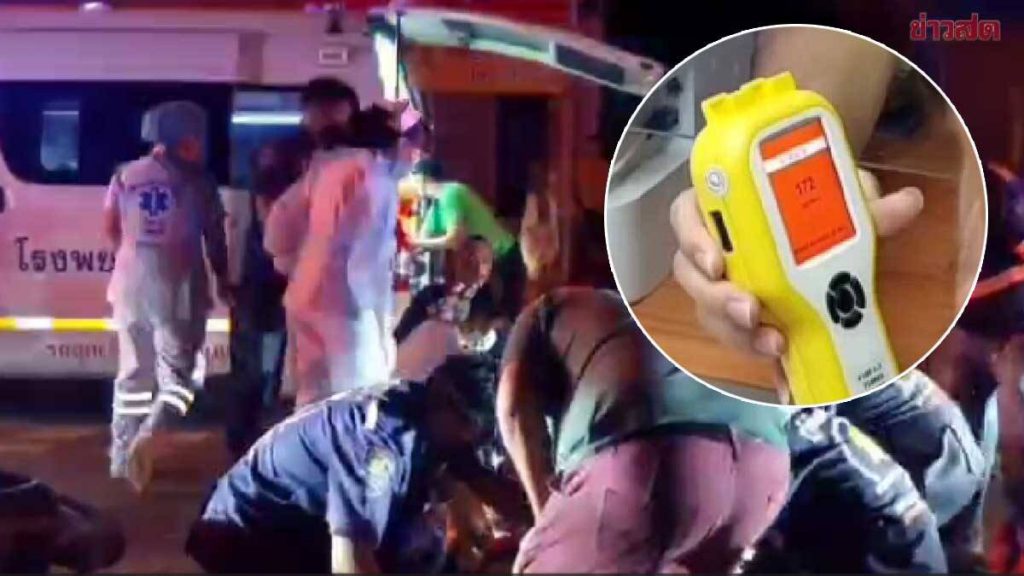 กระบะกลับรถกลางถนน 2 สาวขี่จยย.ชนสาหัสหมดสติ หนุ่มคนขับ แอลกอฮอล์ปรี๊ด 172 | Khaosod